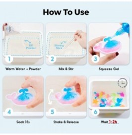 Set Pesca Figuritas de Gel 3D en Agua Jarmelo