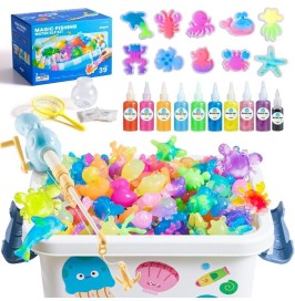 Set Pesca Figuritas de Gel 3D en Agua Jarmelo