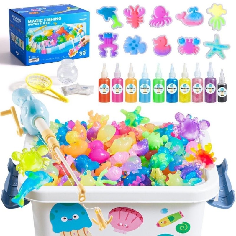 Set Pesca Figuritas de Gel 3D en Agua Jarmelo