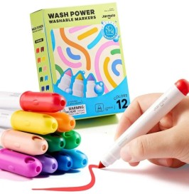 Rotuladores Extra Lavables Wash Power 12 ud. Jarmelo