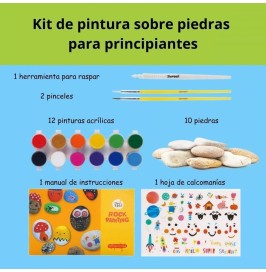 Kit Creativo Rock Painting Jarmelo