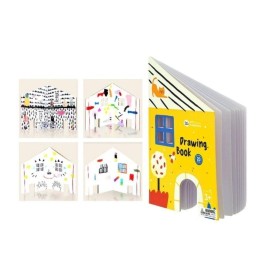 Cuaderno de Dibujo con Forma de Casita Jarmelo