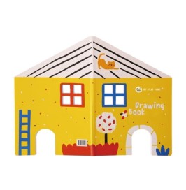 Cuaderno de Dibujo con Forma de Casita Jarmelo