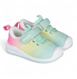 DEPORTIVA BAREFOOT BABY FREE TEXTIL ARCOIRIS
