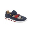Zapatillas Abiertas Barefoot con Luces LED Azul Marino Beppi