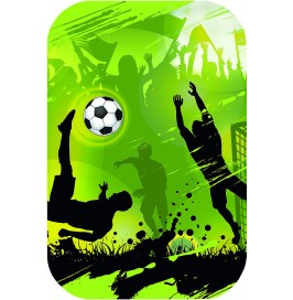 Tiritas infantiles de fútbol en lata metálica – 20 unidades Moses