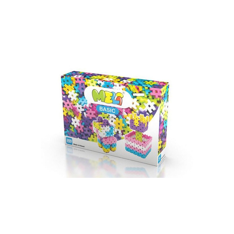 Bloques MELI Basic PASTEL Piezas de construcción 300 piezas