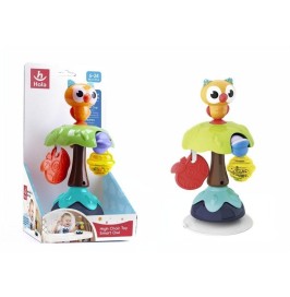 Sonajero con Ventosa HOLA | Búho y Pavo para Bebés