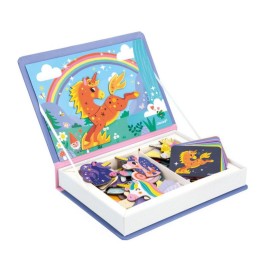 Juego Magnético de Unicornios  44 Imanes y 10 Tarjetas de Janod
