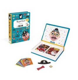 Juego Magnético Caras Locas Chicos – 40 Imanes y 10 Cartas de Janod
