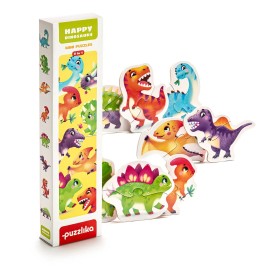 Puzzles 8 en 1 Dinosaurios de Cubika