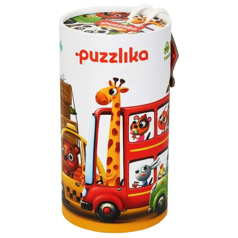 Puzzles Animales en Coche de Cubika