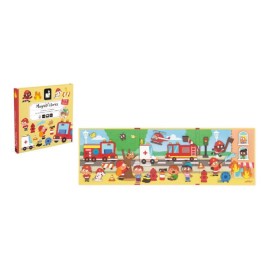 Juego Magnético Los Bomberos Janod