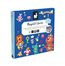 Juego Magnético La Fiesta de los Animales Janod | 30 Imanes
