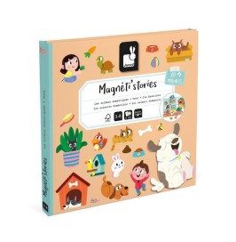 Juego Magnético Animales Domésticos Janod | 30 Imanes