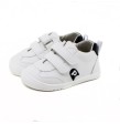 Zapatillas Deportivas Respetuosas Blancas con detalle Azul  Microfibra Piruflex