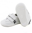 Zapatillas Deportivas Respetuosas Blancas con detalle Azul  Microfibra Piruflex