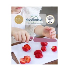 Cuchillo de autonomía para niños  Rose Sorbet | Montessori | Seguro para aprender a cortar