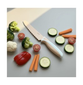 Cuchillo de autonomía para niños  Iced Apricot | Montessori | Seguro para aprender a cortar