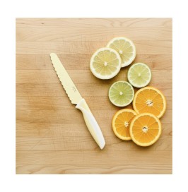 Cuchillo de autonomía para niños Lemon Cream | Montessori | Seguro para aprender a cortar