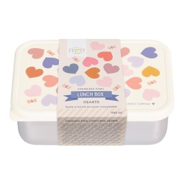 Caja Almuerzo Acero Infantil Corazones | 900 ml