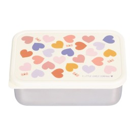 Caja Almuerzo Acero Infantil Corazones | 900 ml