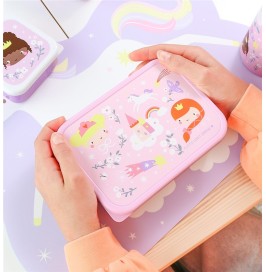 Caja Almuerzo Acero Infantil Princesas | 900 ml