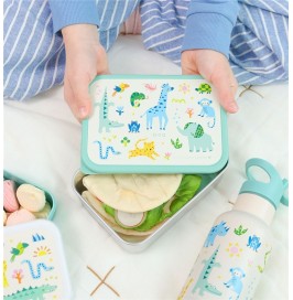Caja Almuerzo Acero Infantil Jungla| 900 ml