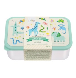 Caja Almuerzo Acero Infantil Jungla| 900 ml