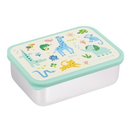Caja Almuerzo Acero Infantil Jungla A Little Lovely Company