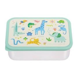 Caja Almuerzo Acero Infantil Jungla| 900 ml