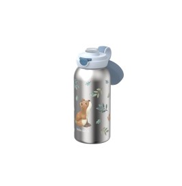Botella Flip Cap Acero Forest Friends Mepal