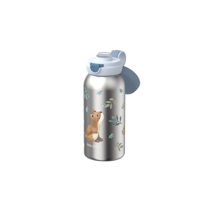Botella Flip Cap Acero Forest Friends Mepal