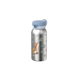 Botella Flip Cap Acero Forest Friends Mepal