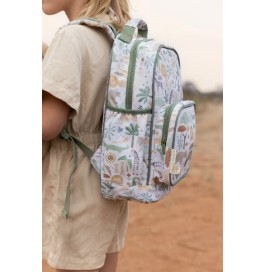 Mochila Grande Infantil Safari Friends Little Dutch