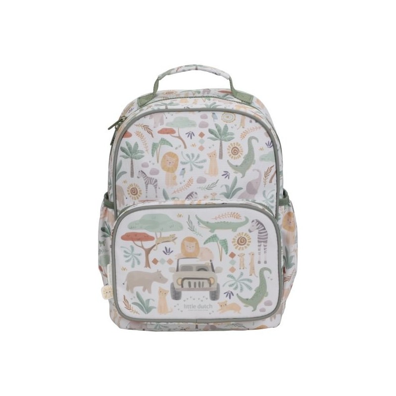 Mochila Grande Safari Friends Infantil Little Dutch