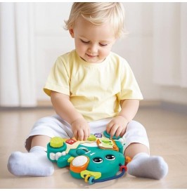 Órgano Musical Dinosaurio 2 en 1 HOLA