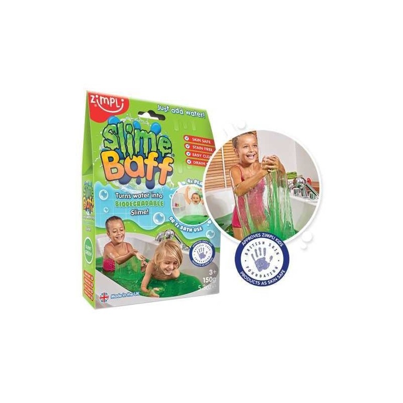 Slime Baff Verde Zimpli Kids 150 g