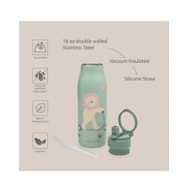 Botella Térmica Lucie Noüka | Acero Inoxidable con Pajita