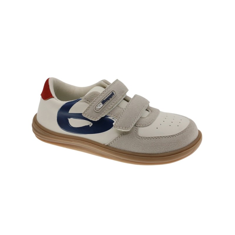 Zapato Casual Respetuoso Infantil Blanco/Azul Beppi Zapato Casual Respetuoso Infantil Blanco/Azul Beppi