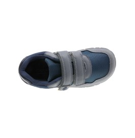Zapato Casual Barefoot Infantil Gris/Azul Marino Beppi