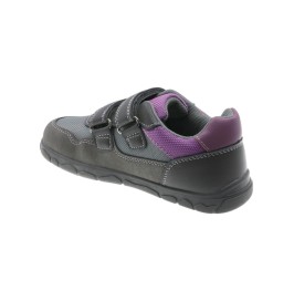 Zapato Casual Barefoot Infantil Gris/Púrpura Beppi