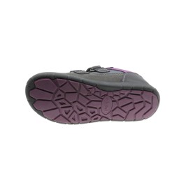 Zapato Casual Barefoot Infantil Gris Púrpura Beppi