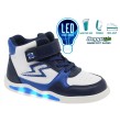 Zapatilla Barefoot Infantil LED Beppi Azul Marino