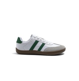 Zapatilla Barefoot Adulto blanco verde Piel Sintética