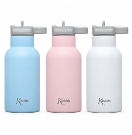 Botella Térmica Infantil 350 ml con Pajita