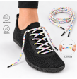 Cordones elásticos con motitas multicolor de 1 metro Cordones elásticos con motitas multicolor de 1 metro