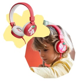 Auriculares infantiles FABA Tutum | Rojo y verde | Má o Pá