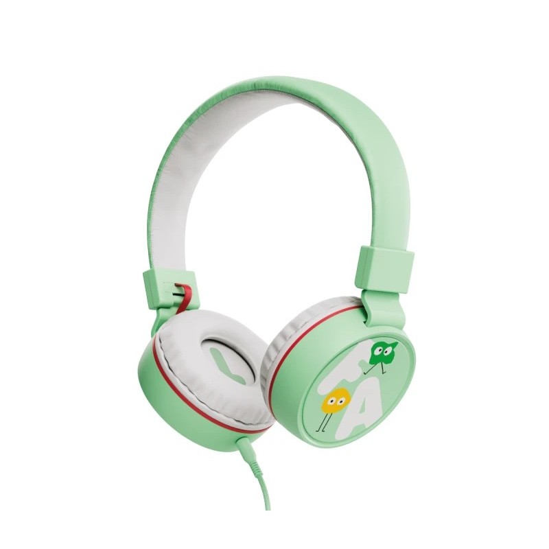 Auriculares infantiles FABA Tutum con cable – Verde