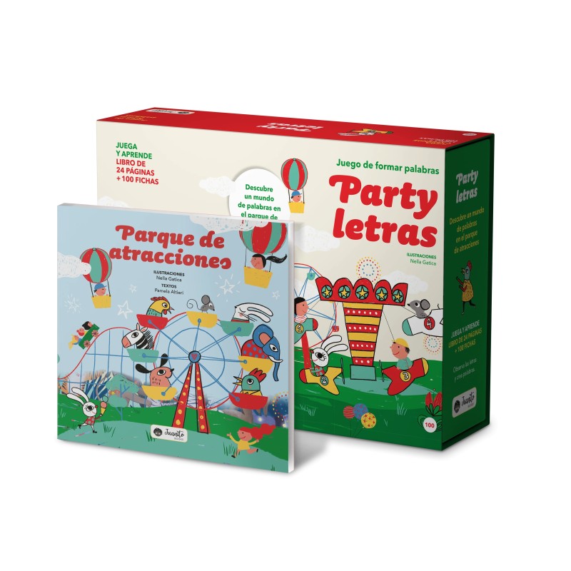 Party letras Libro y juego de palabras de Manolito Books Party letras Libro y juego de palabras de Manolito Books